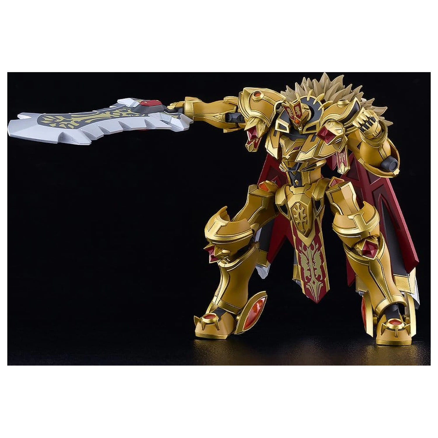 Knight's & Magic Moderoid Plastikmodell Bausatz Goldleo 135mm Produktfoto