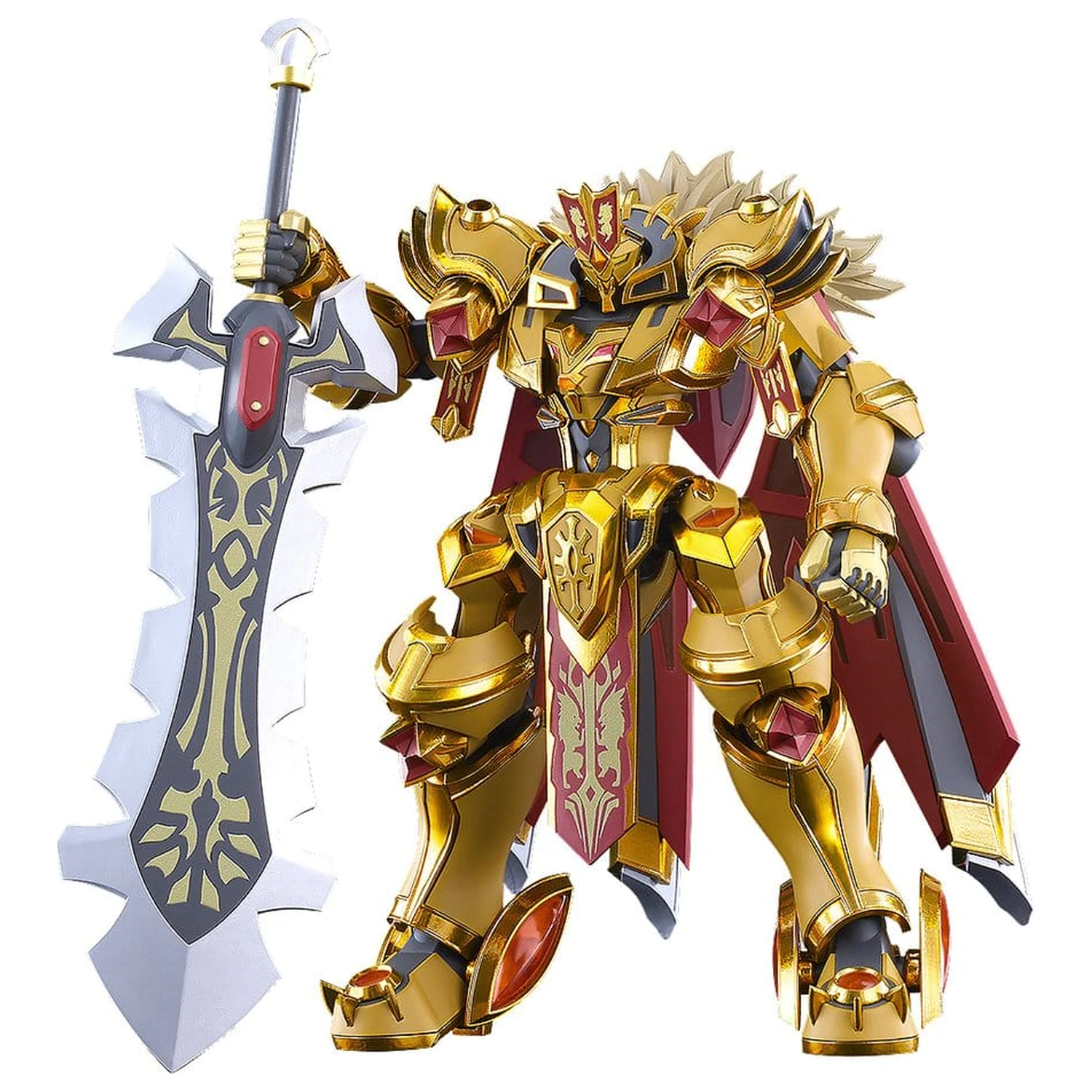 Knight's & Magic Moderoid Plastikmodell Bausatz Goldleo: Royal Metallic Ver. 14 cm Produktfoto