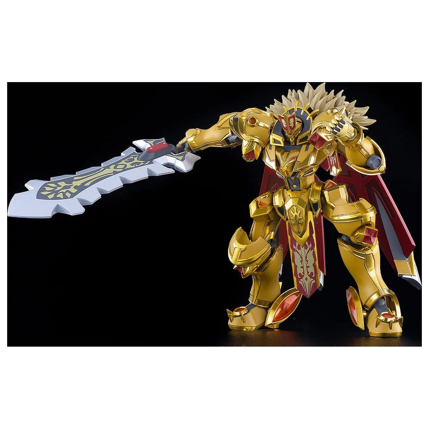 Knight's & Magic Moderoid Plastikmodell Bausatz Goldleo: Royal Metallic Ver. 14 cm Produktfoto
