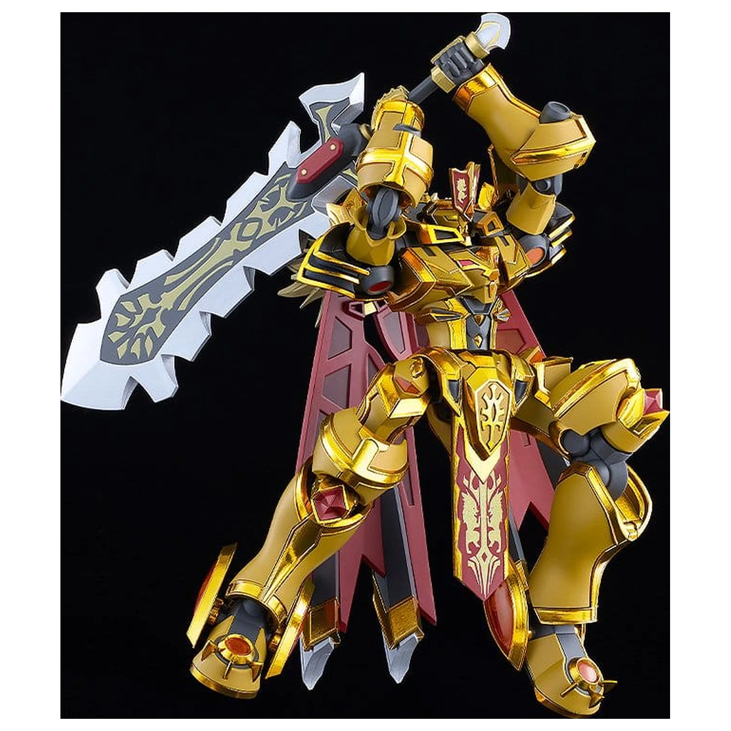 Knight's & Magic Moderoid Plastikmodell Bausatz Goldleo: Royal Metallic Ver. 14 cm Produktfoto