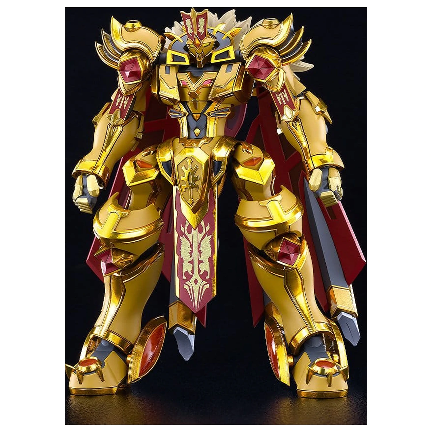 Knight's & Magic Moderoid Plastikmodell Bausatz Goldleo: Royal Metallic Ver. 14 cm Produktfoto