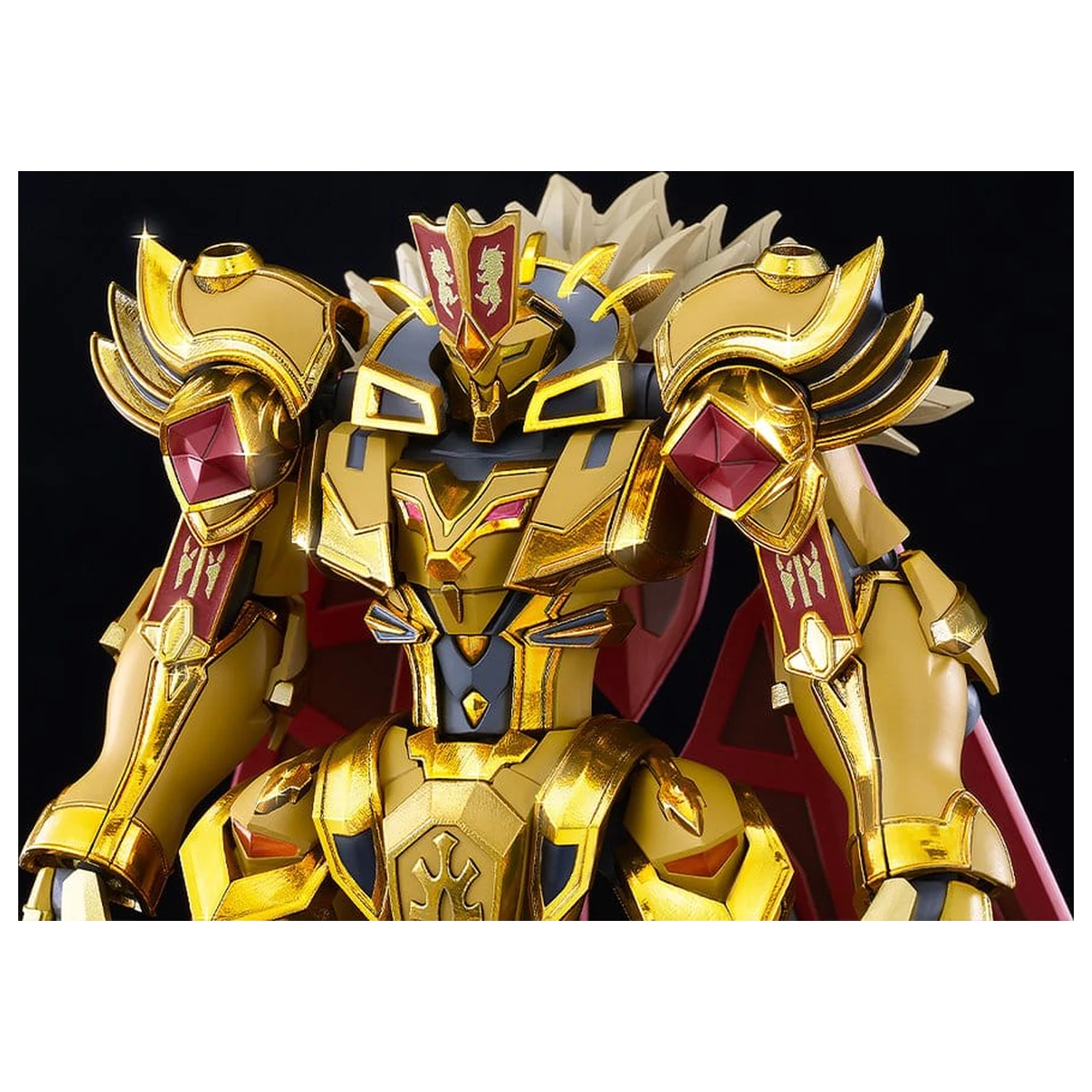 Knight's & Magic Moderoid Plastikmodell Bausatz Goldleo: Royal Metallic Ver. 14 cm Produktfoto
