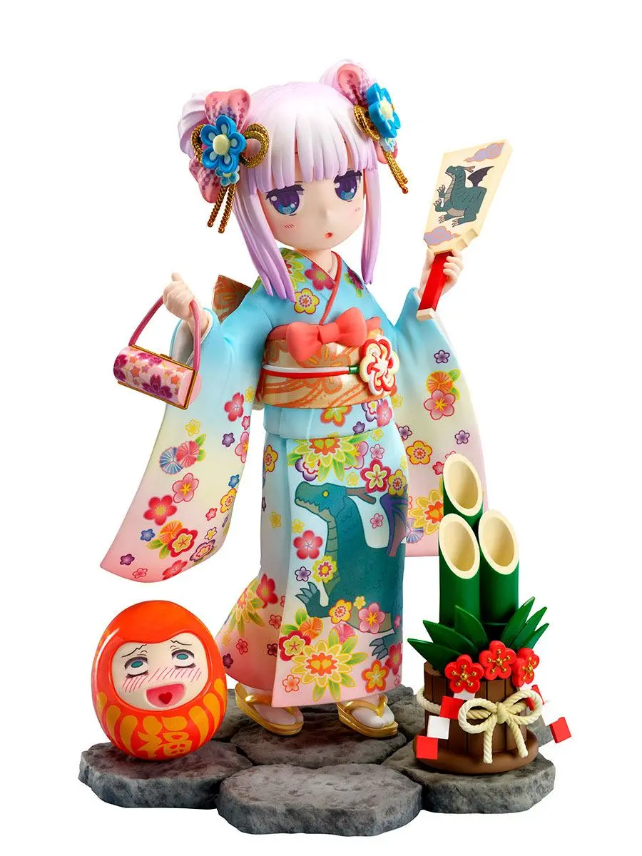 Kobayashi's Dragon Maid PVC Statue 1/7 Kanna Finest Kimono 17 cm Produktfoto
