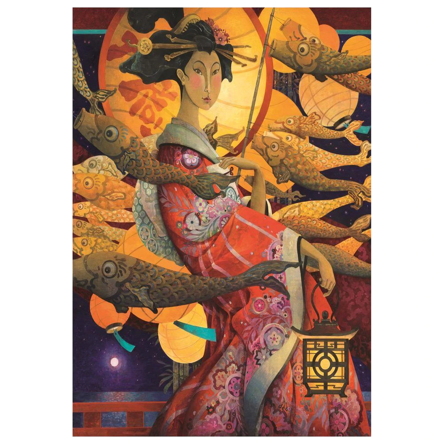 Koinobori Dance Puzzle 1500 Teile Produktfoto