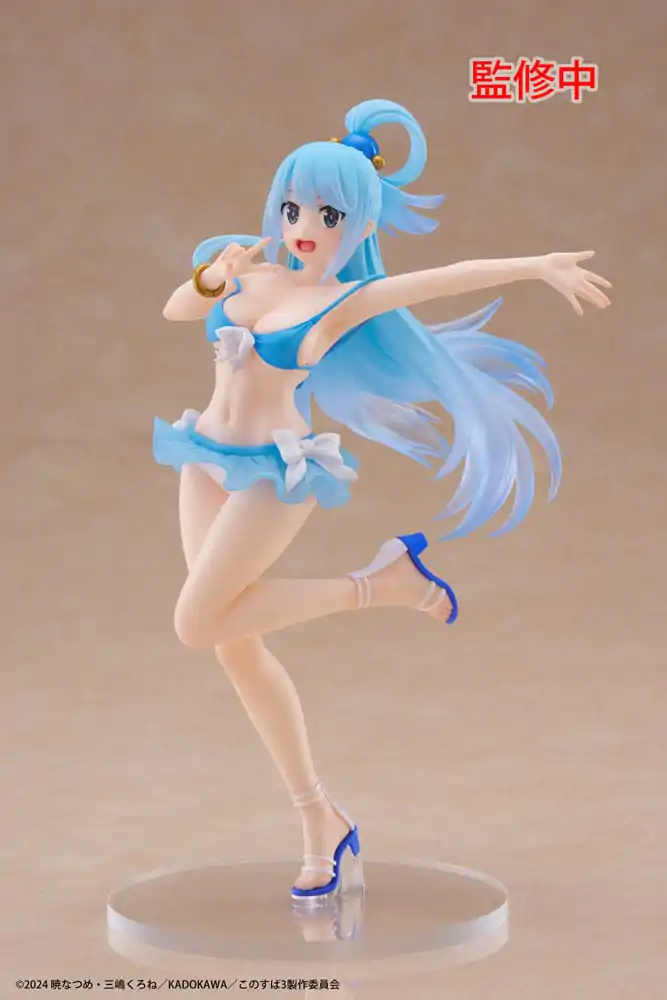 KonoSuba: God's Blessing on This Wonderful World! 3 Coreful PVC Statue Aqua Swimwear Ver. 18 cm termékfotó