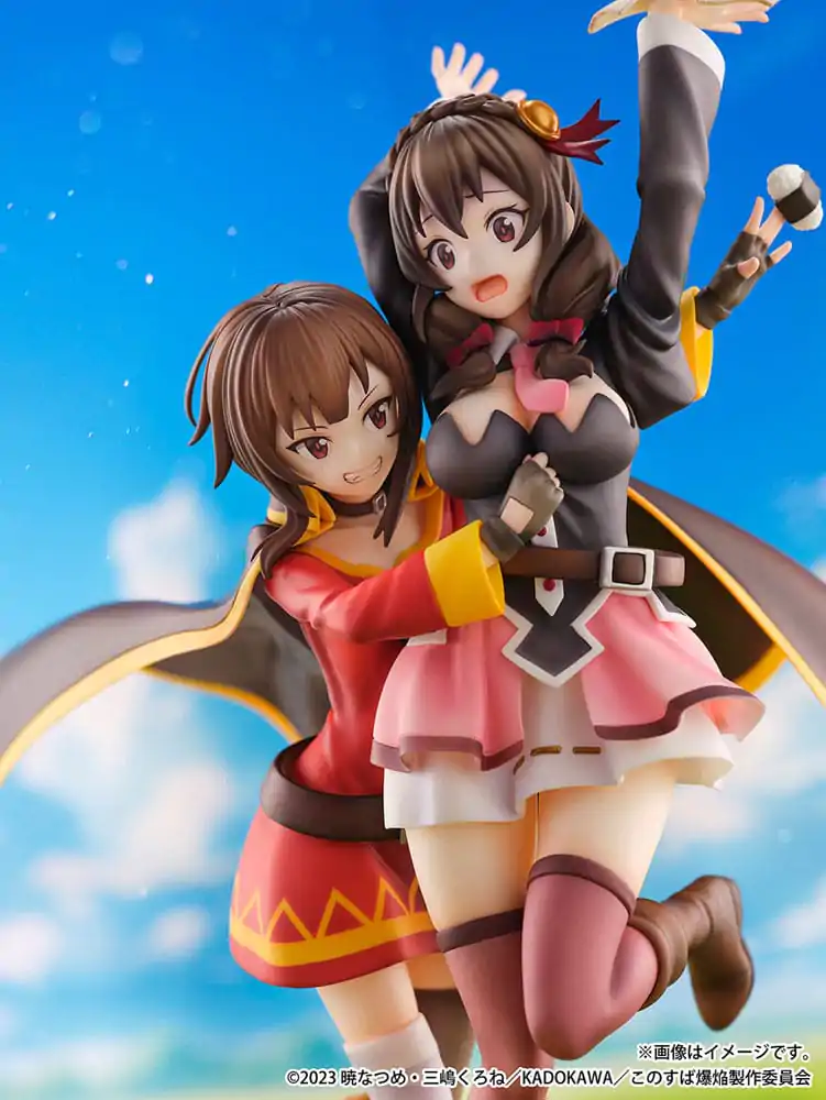 Konosuba: God's Blessing on This Wonderful World! SHIBUYA SCRAMBLE FIGURE PVC Statue 1/6 Megumin & Yunyun Futari wa Otomodachi Ver. 26 cm termékfotó