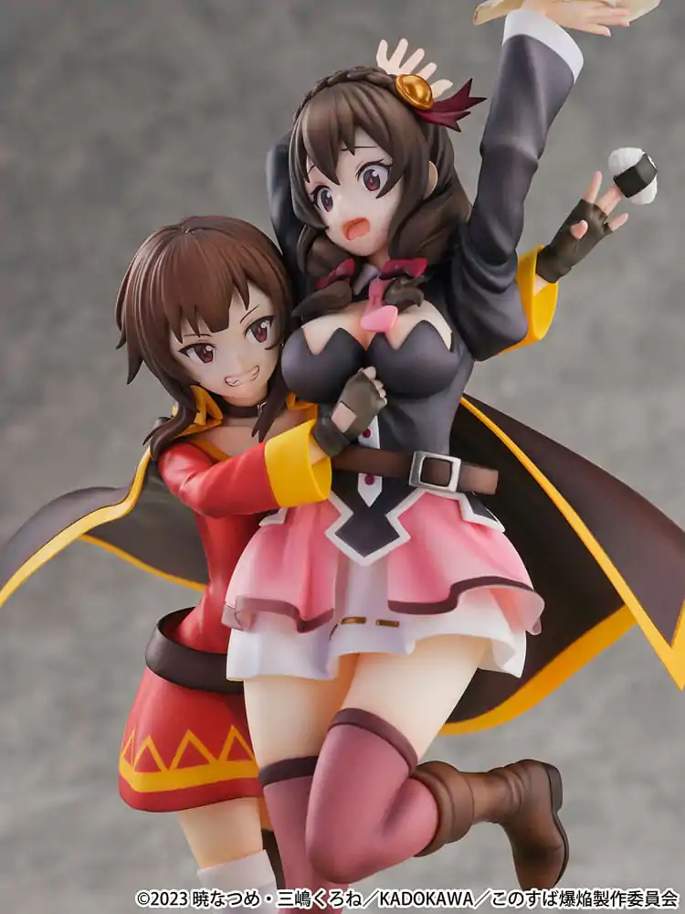 Konosuba: God's Blessing on This Wonderful World! SHIBUYA SCRAMBLE FIGURE PVC Statue 1/6 Megumin & Yunyun Futari wa Otomodachi Ver. 26 cm termékfotó