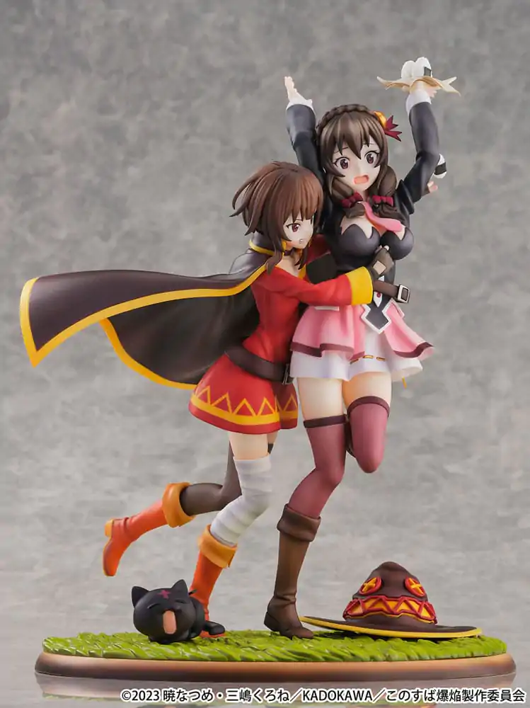 Konosuba: God's Blessing on This Wonderful World! SHIBUYA SCRAMBLE FIGURE PVC Statue 1/6 Megumin & Yunyun Futari wa Otomodachi Ver. 26 cm termékfotó