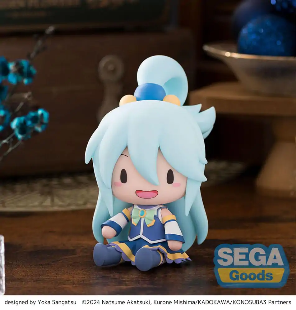 Konosuba God´s blessing on this wonderful world! 3 Fuwa Petit Chibi Figur Aqua 10 cm Produktfoto