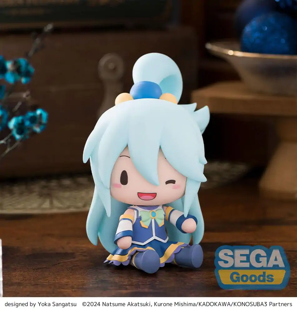 Konosuba God´s blessing on this wonderful world! 3 Fuwa Petit Chibi Figur Aqua 10 cm Produktfoto