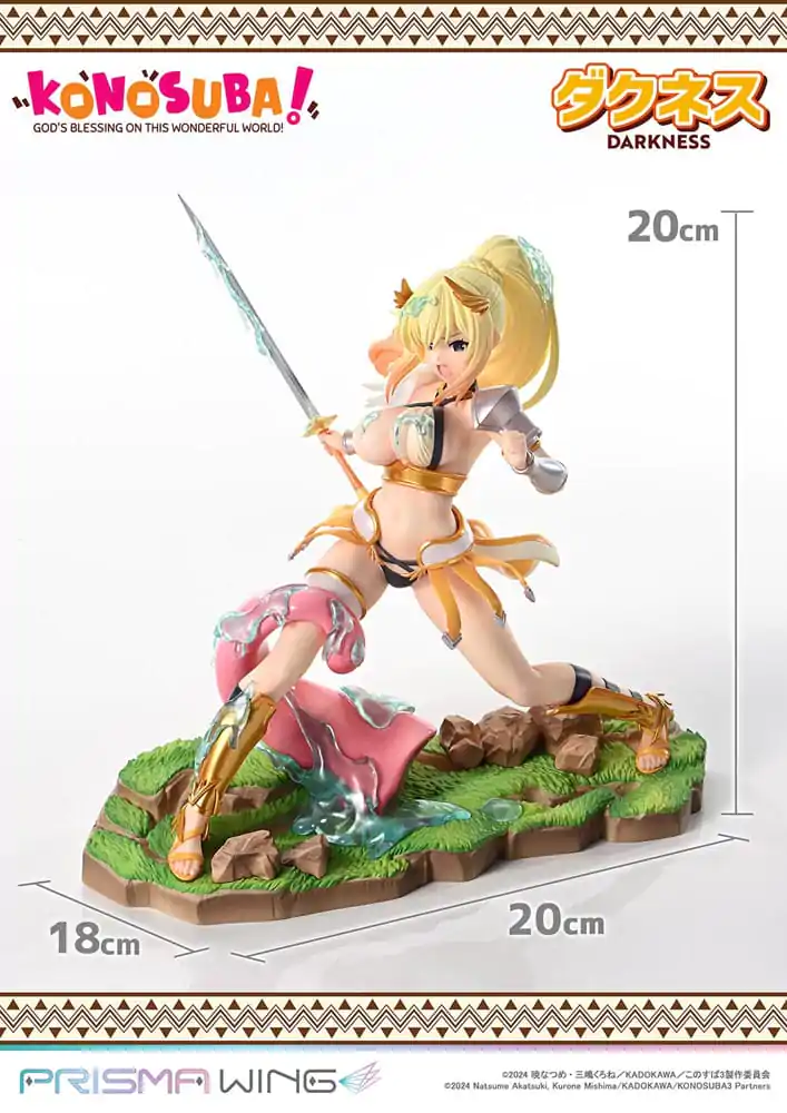 Konosuba - God's blessing on this wonderful world! Prisma Wing PVC Statue 1/7 Darkness 20 cm Produktfoto