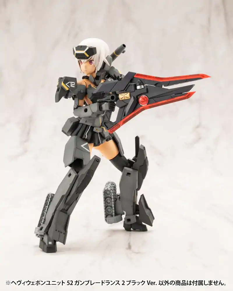 Kotobukiya M.S.G. Model Kit Heavy Weapon Unit 52 Gun Blade Lance2 Black Ver. Produktfoto
