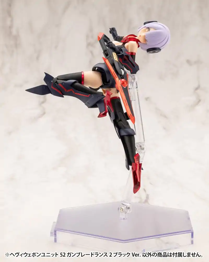 Kotobukiya M.S.G. Model Kit Heavy Weapon Unit 52 Gun Blade Lance2 Black Ver. Produktfoto