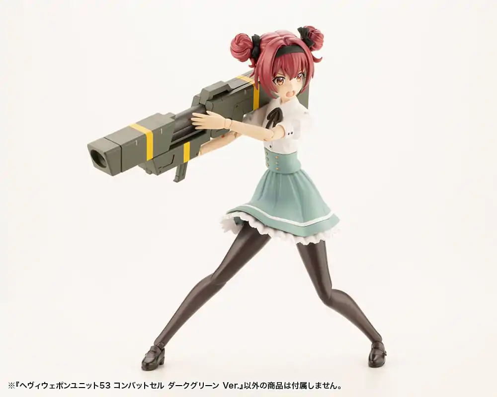 Kotobukiya M.S.G. Model Kit Heavy Weapon Unit 53 Combat Cell Dark Green Ver. Produktfoto