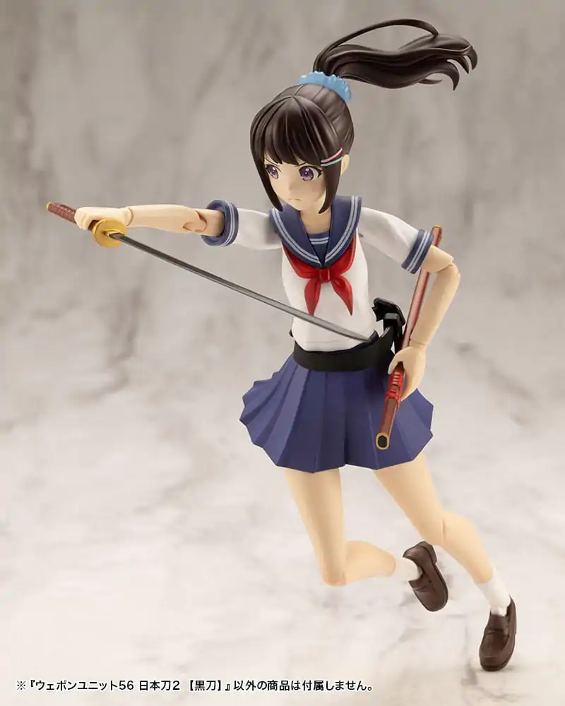 Kotobukiya M.S.G. Model Kit Heavy Weapon Unit 56 Japanese Sword 2 Black Sword Produktfoto