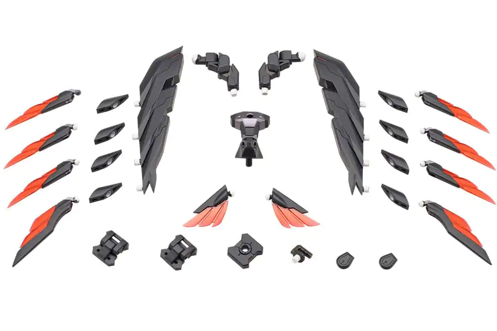 Kotobukiya M.S.G. Model Kit Zubehör Set Heavy Weapon Unit 60 Wing Edge Black Ver. Produktfoto
