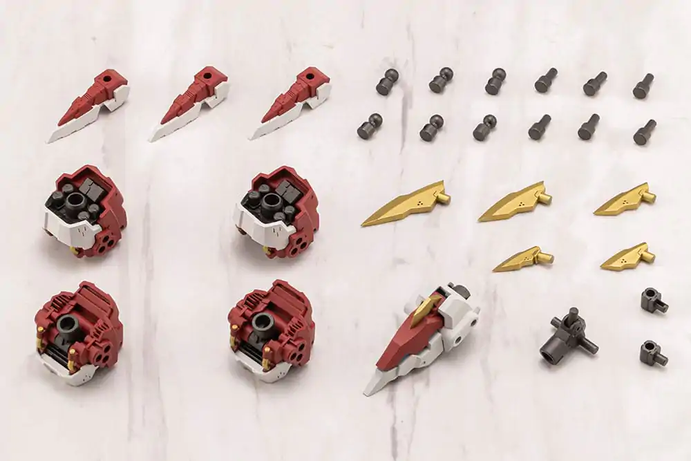 Kotobukiya M.S.G. Model Kit Zubehör Set Heavy Weapon Unit 63 Demonic Arm Red Ver. Produktfoto