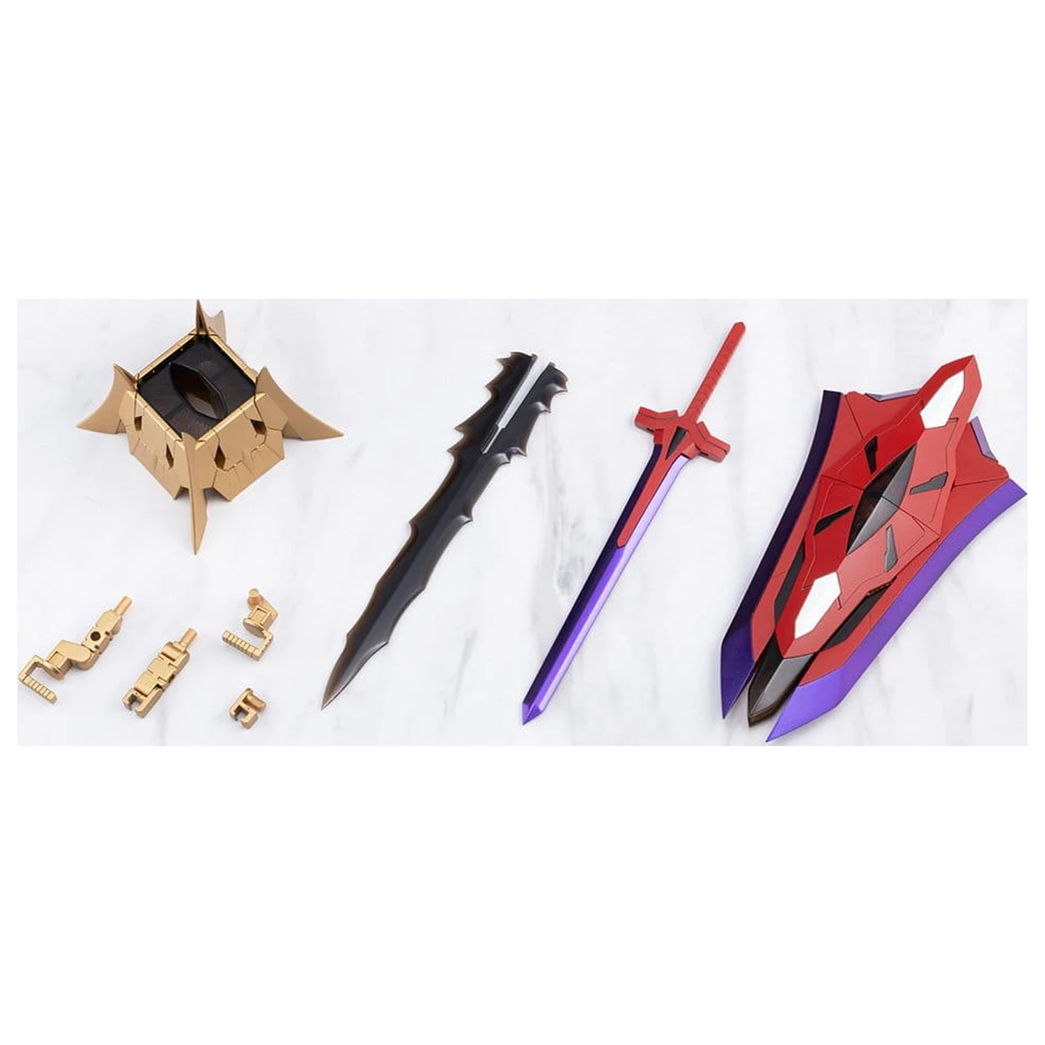 Kotobukiya M.S.G. Modell Bausatz Zubehör Set Heavy Weapon Unit 79 Knight Master Sword Chaos Ver. Produktfoto