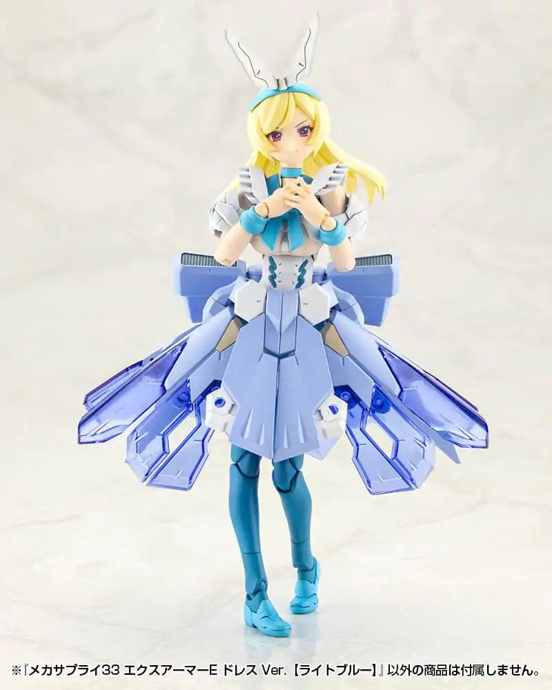 Kotobukiya M.S.G. Model Kit Zubehör-Set Mecha Supply 33 Armor Type E Dress Ver. Light Blue Produktfoto