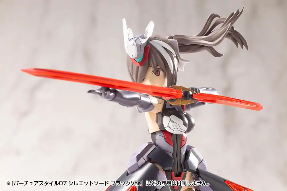 Kotobukiya M.S.G. Modellbausatz Zubehör-Set Virtuous Style 06 Silhouette Sword Black Ver. Produktfoto