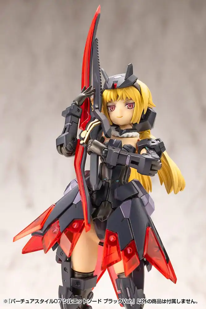 Kotobukiya M.S.G. Modellbausatz Zubehör-Set Virtuous Style 06 Silhouette Sword Black Ver. Produktfoto