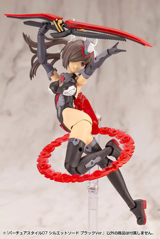 Kotobukiya M.S.G. Modellbausatz Zubehör-Set Virtuous Style 06 Silhouette Sword Black Ver. Produktfoto