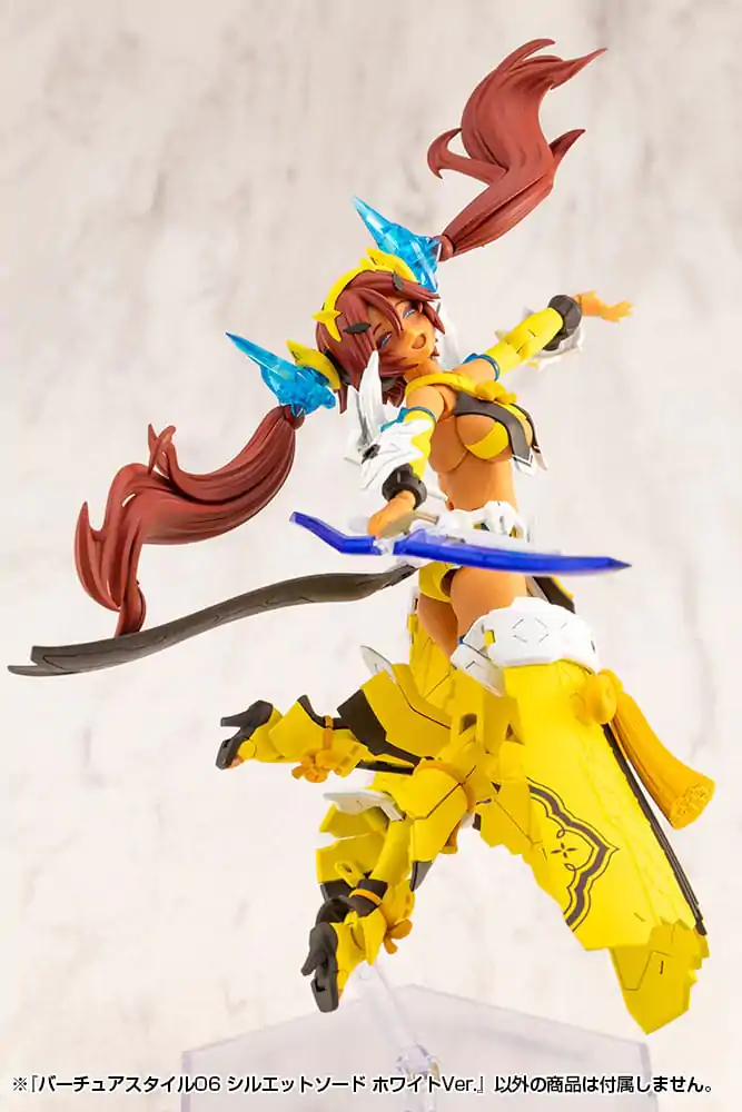 Kotobukiya M.S.G. Modellbausatz Zubehör Set Virtuous Style 06 Silhouette Sword White Ver. Produktfoto