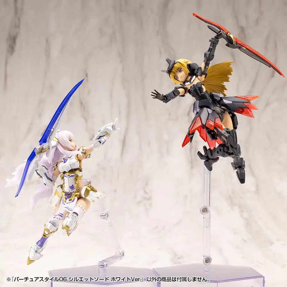 Kotobukiya M.S.G. Modellbausatz Zubehör Set Virtuous Style 06 Silhouette Sword White Ver. Produktfoto