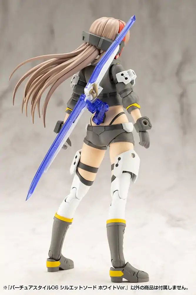 Kotobukiya M.S.G. Modellbausatz Zubehör Set Virtuous Style 06 Silhouette Sword White Ver. Produktfoto
