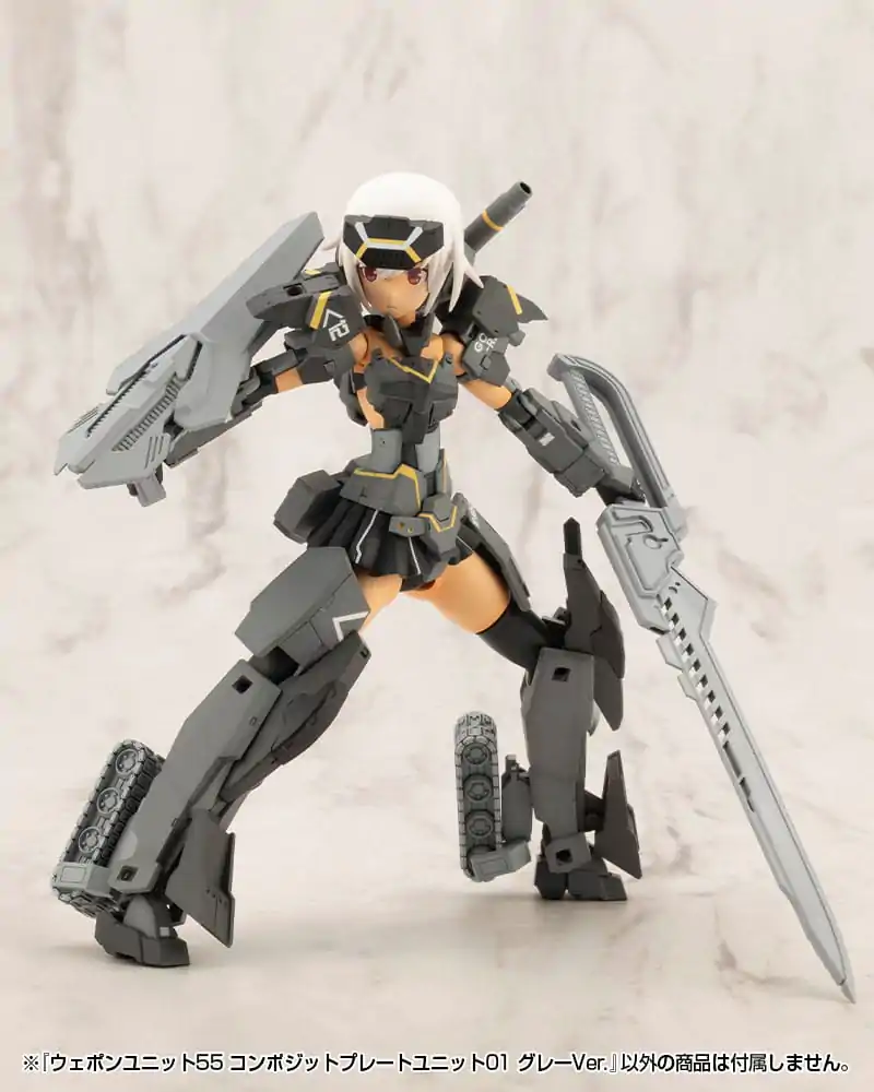 Kotobukiya M.S.G. Model Kit Weapon Unit 55 Composite Plate Unit 01 Gray Ver. Produktfoto