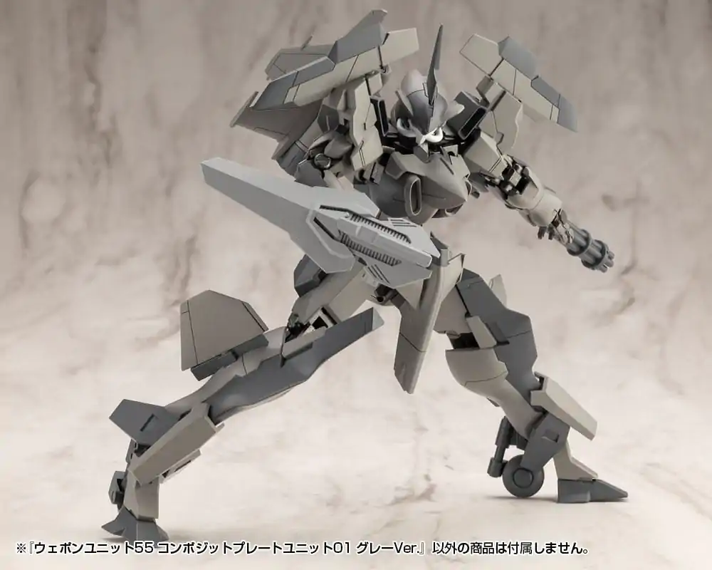 Kotobukiya M.S.G. Model Kit Weapon Unit 55 Composite Plate Unit 01 Gray Ver. Produktfoto