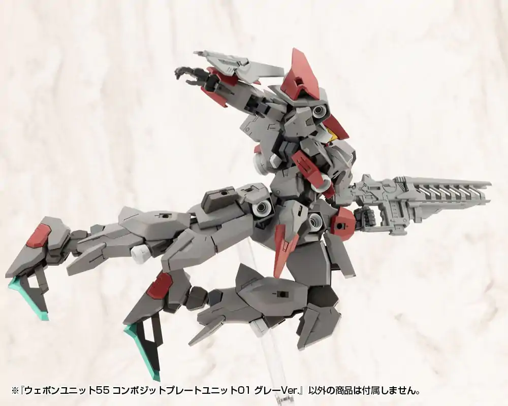 Kotobukiya M.S.G. Model Kit Weapon Unit 55 Composite Plate Unit 01 Gray Ver. Produktfoto