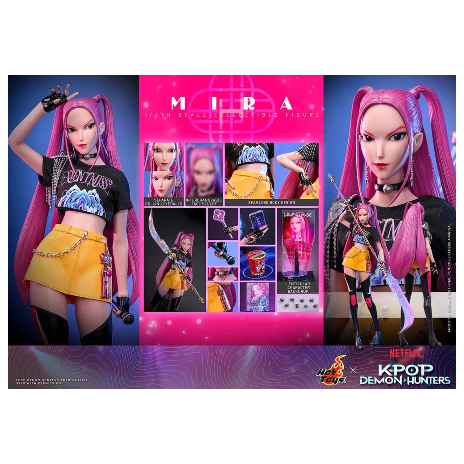 KPop Demon Hunters Actionfigur 1/6 Mira 28 cm Produktfoto