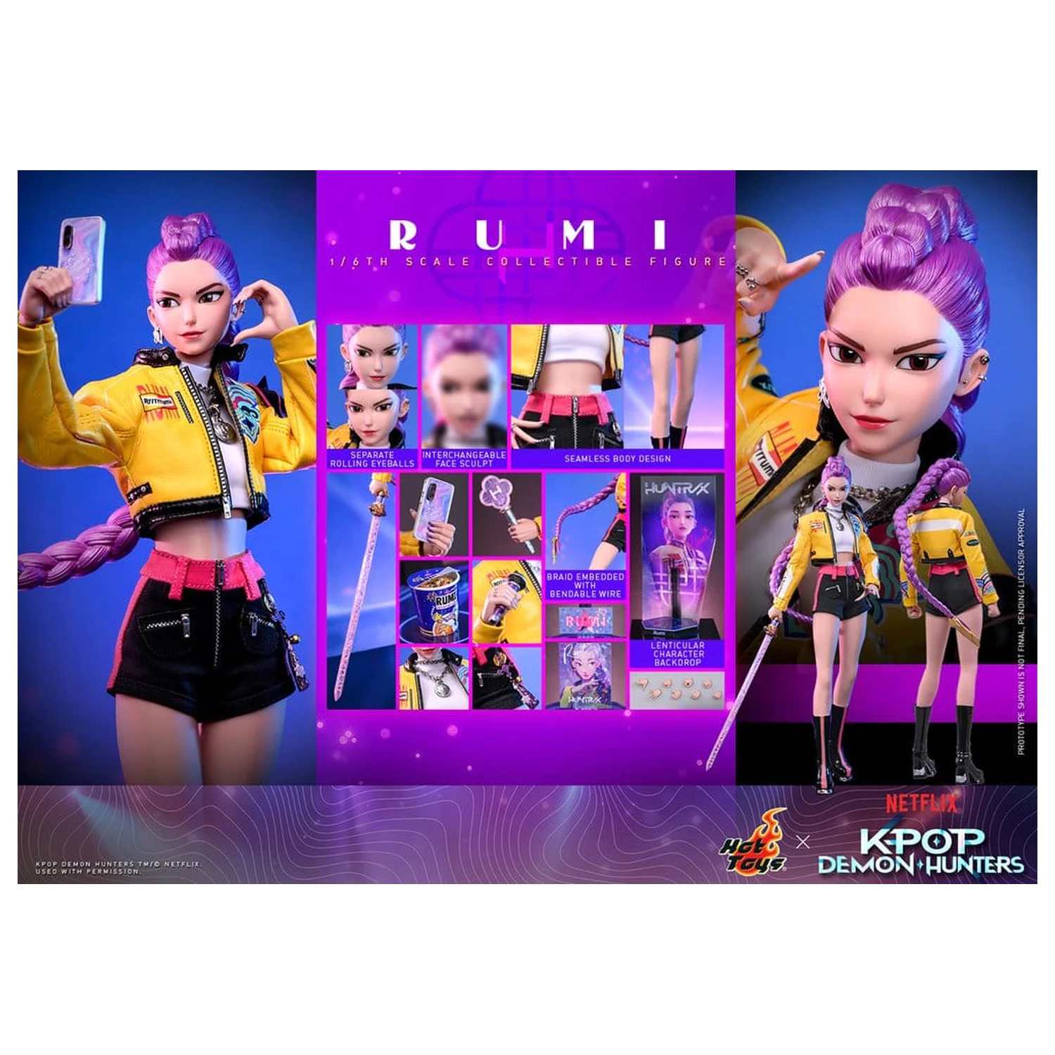 KPop Demon Hunters Actionfigur 1/6 Rumi 28 cm Produktfoto