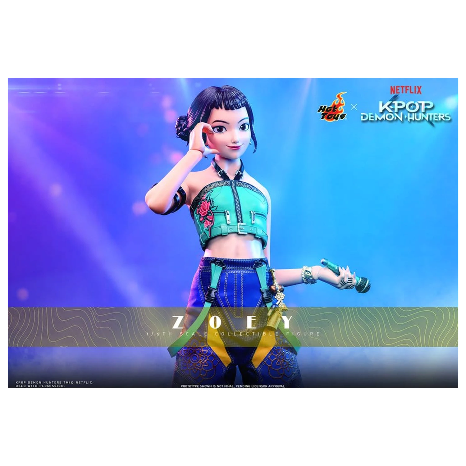 KPop Demon Hunters Actionfigur 1/6 Zoey 27 cm Produktfoto