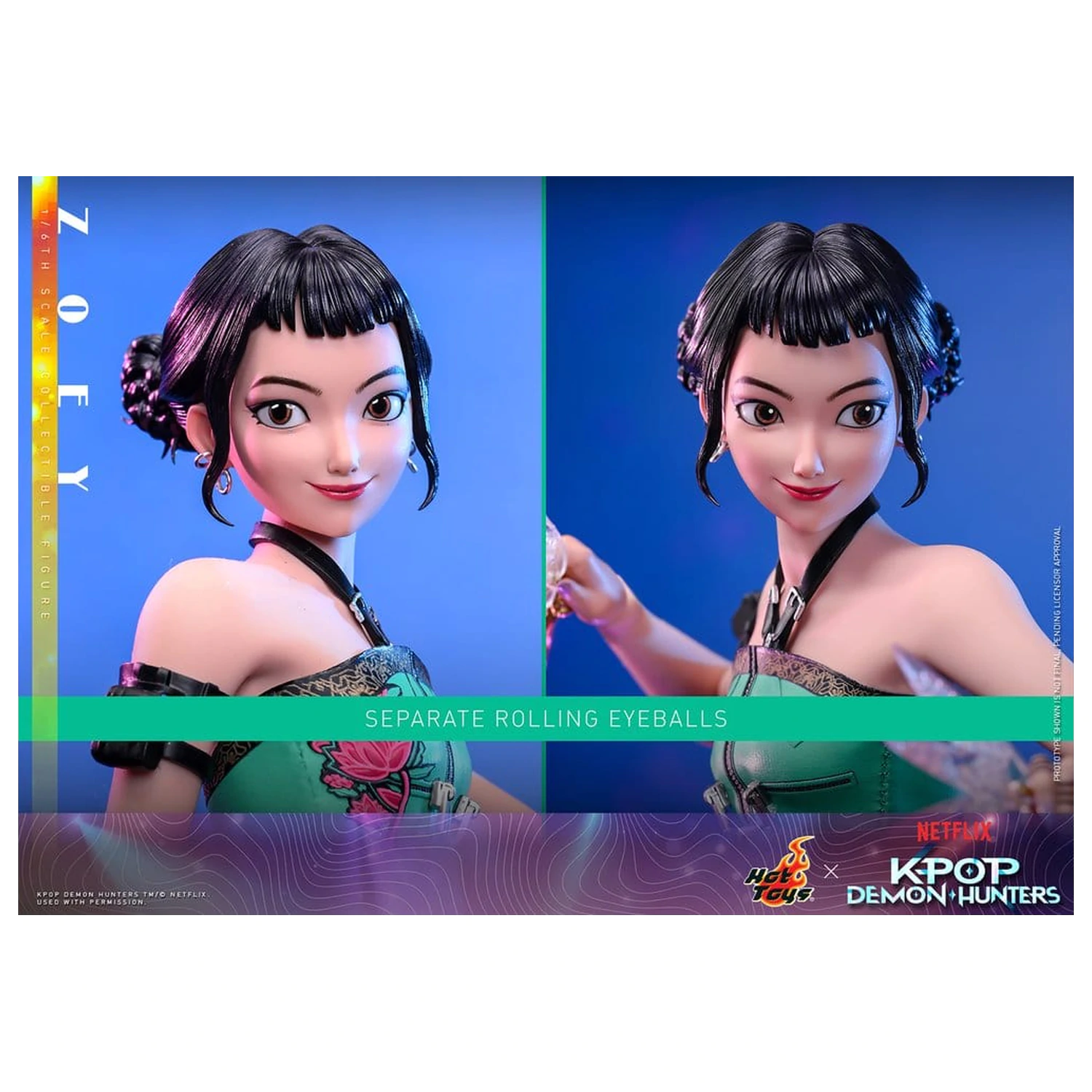 KPop Demon Hunters Actionfigur 1/6 Zoey 27 cm Produktfoto
