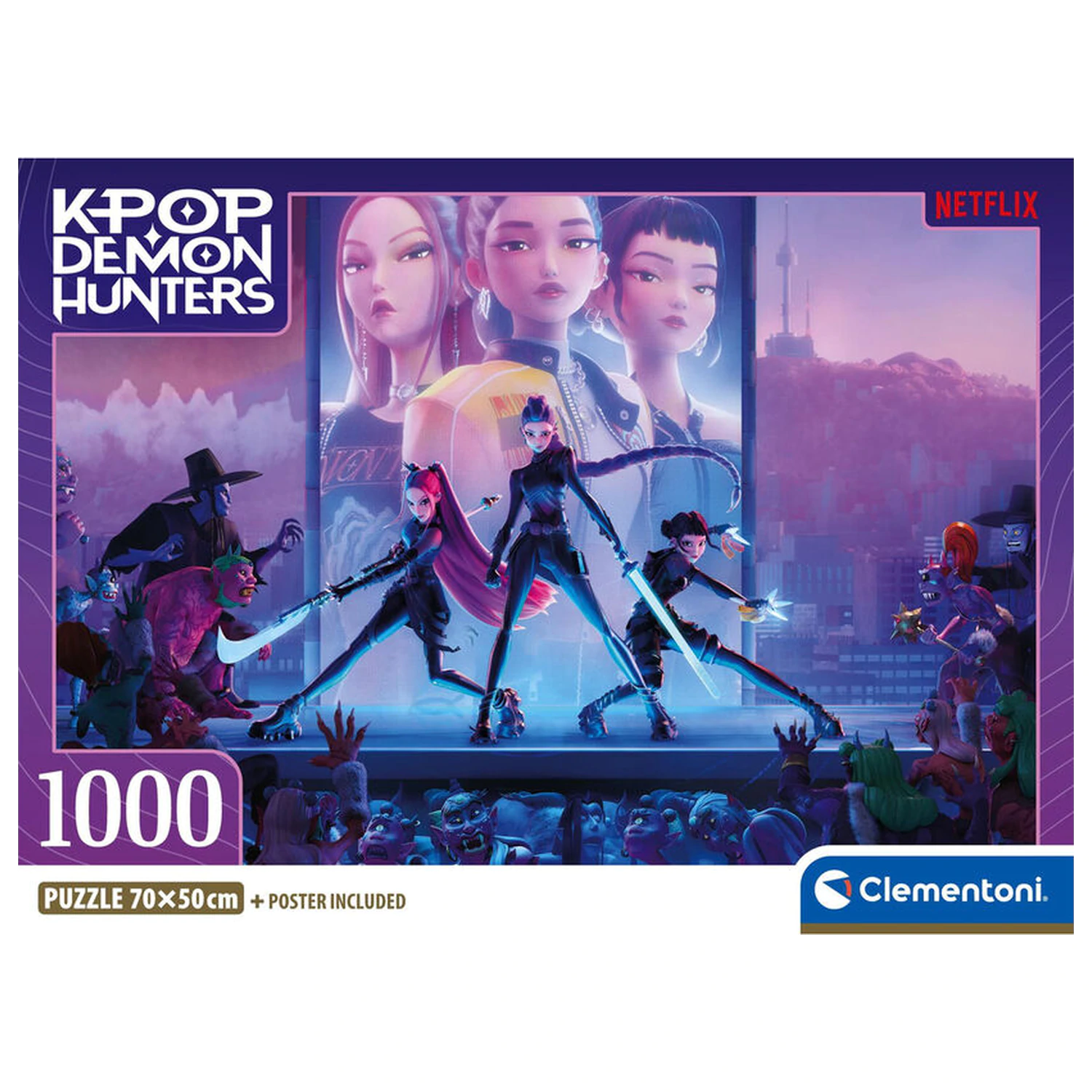 Kpop Demon Hunters 1 Puzzle 1000 Teile Produktfoto