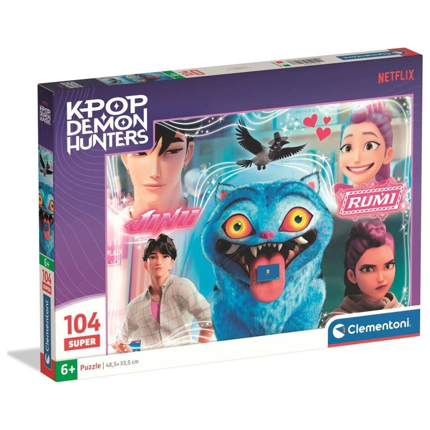 Kpop Demon Hunters 3 Puzzle 104 Teile Produktfoto