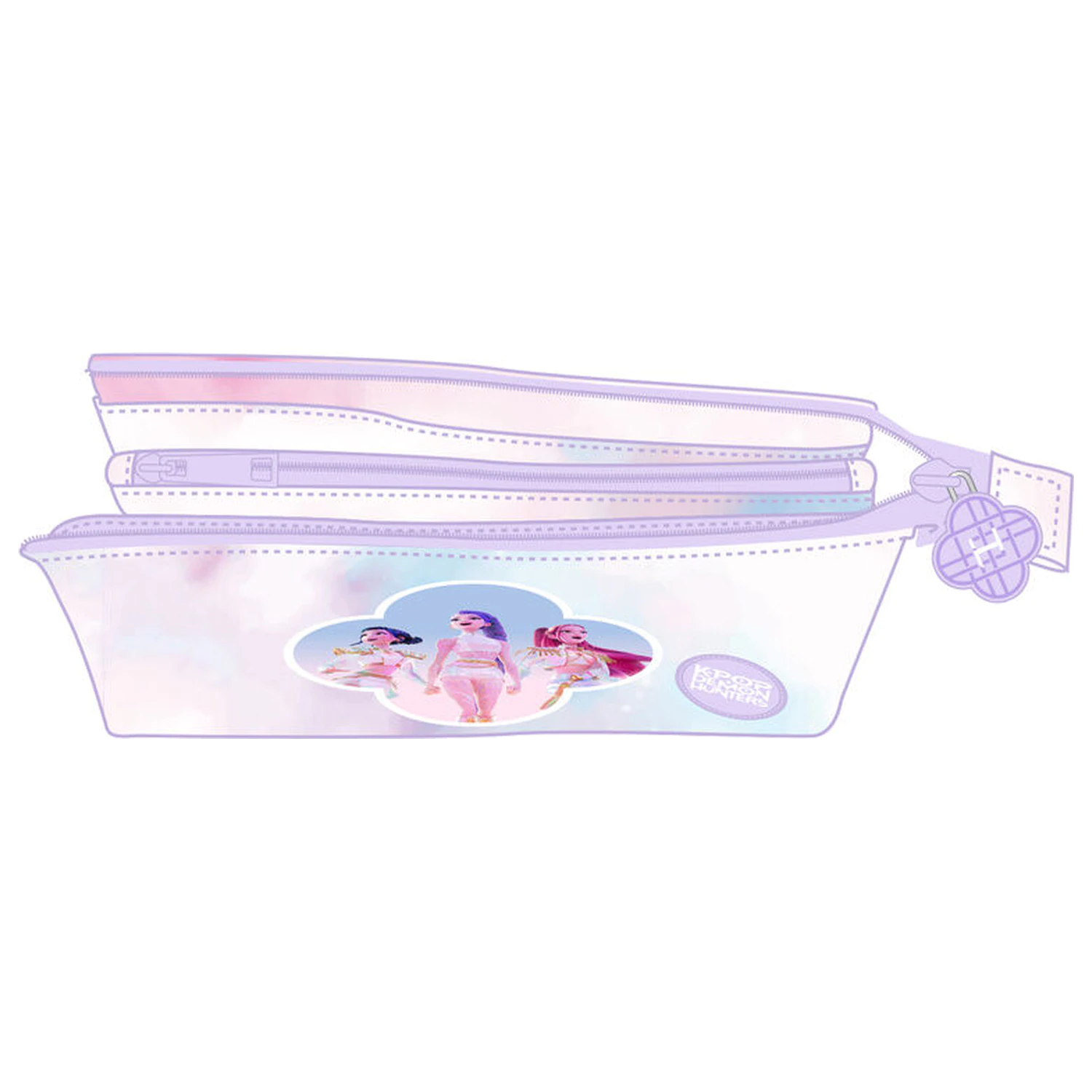 Kpop Demon Hunters Artist dreifaches Federmäppchen Produktfoto