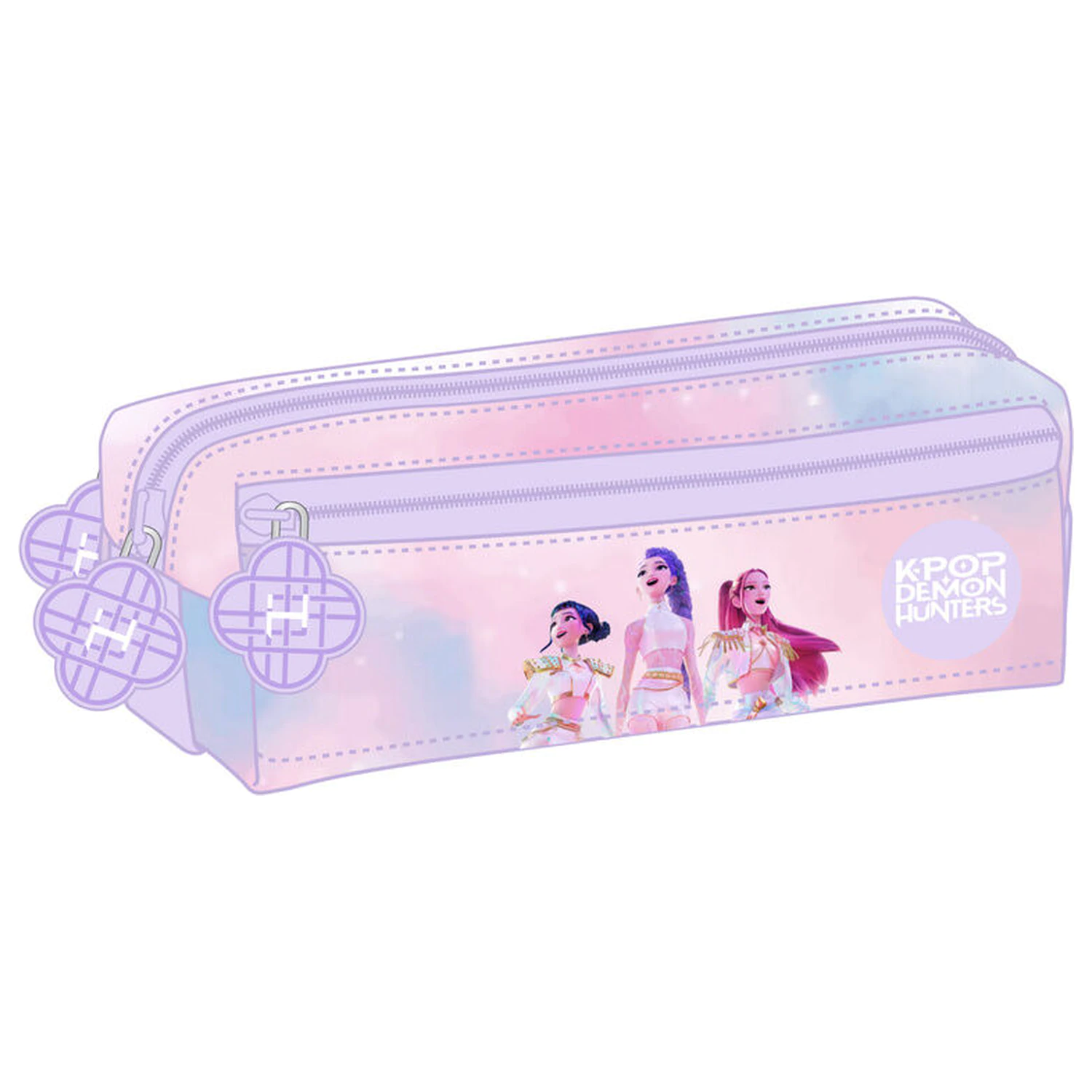 Kpop Demon Hunters Künstler dreifaches Federmäppchen Produktfoto