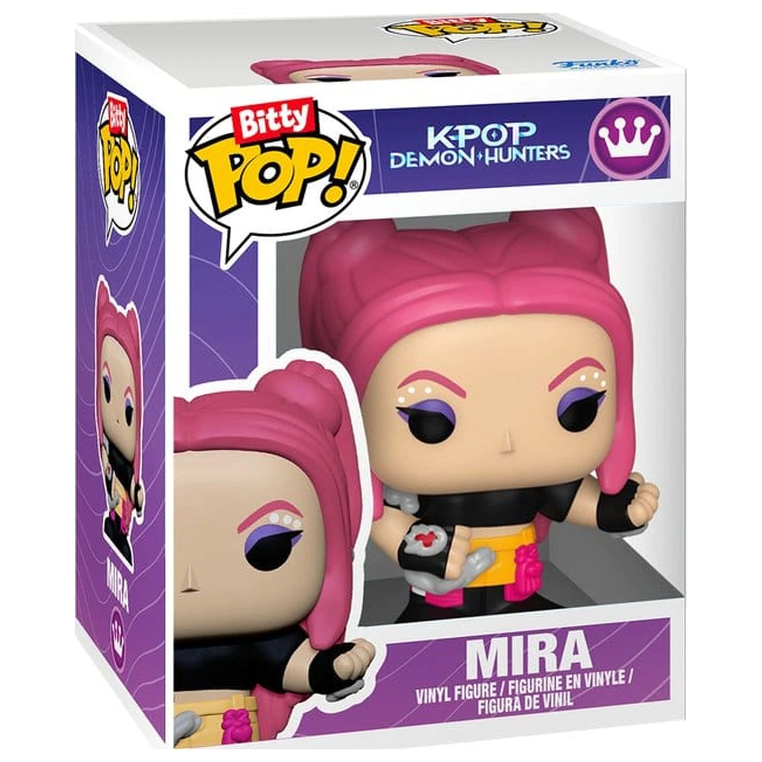 KPop Demon Hunters Bitty Funko POP! Stages Vinyl Figur Mira 2,5 cm Produktfoto