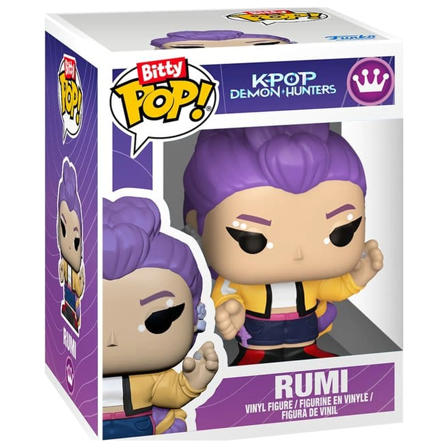 KPop Demon Hunters Bitty Funko POP! Stages Vinyl Figur Rumi 2,5 cm Produktfoto