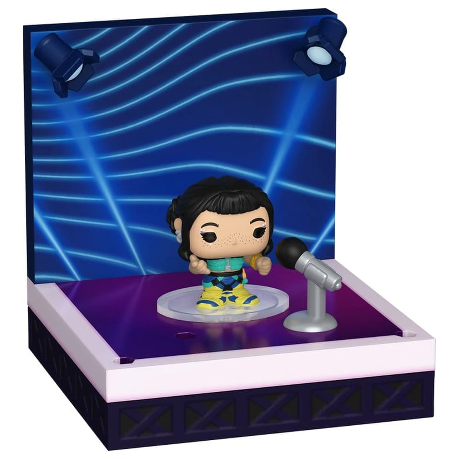 KPop Demon Hunters Bitty Funko POP! Stages Vinyl Figur Zoey 2,5 cm Produktfoto