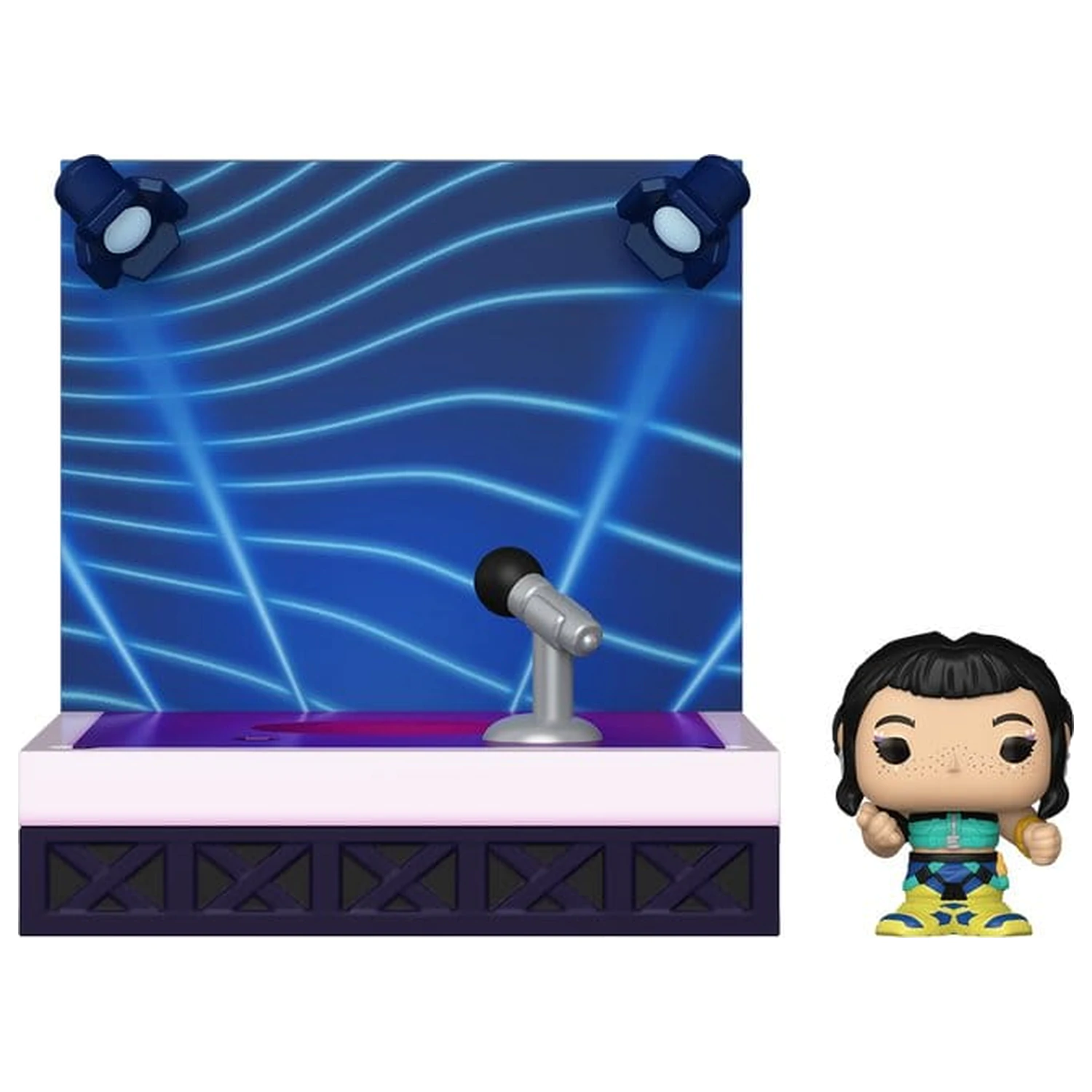 KPop Demon Hunters Bitty Funko POP! Stages Vinyl Figur Zoey 2,5 cm Produktfoto