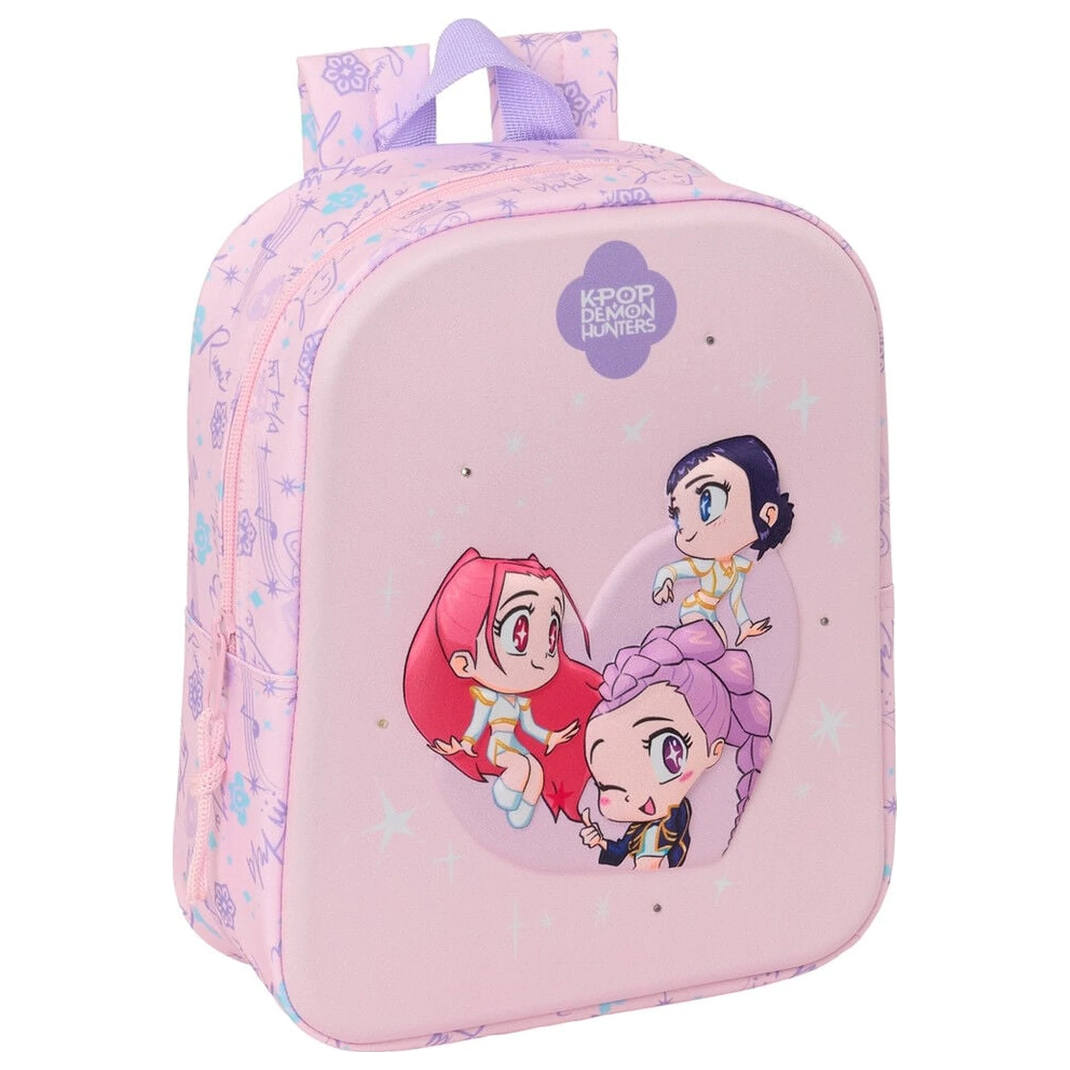 Kpop Demon Hunters Chibi LED 3D Rucksack 27cm Produktfoto