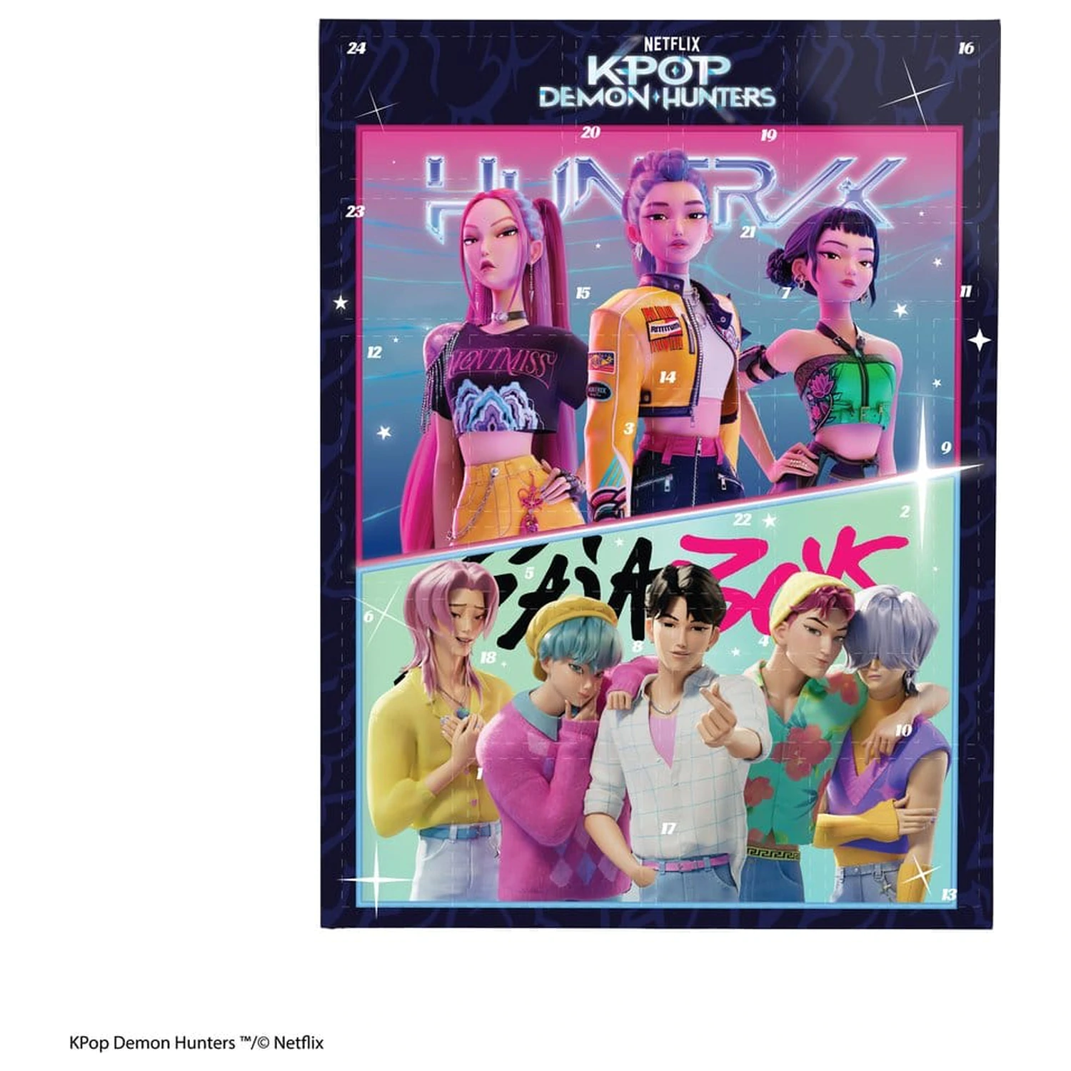 KPop Demon Hunters Classic Adventskalender 2026 Produktfoto