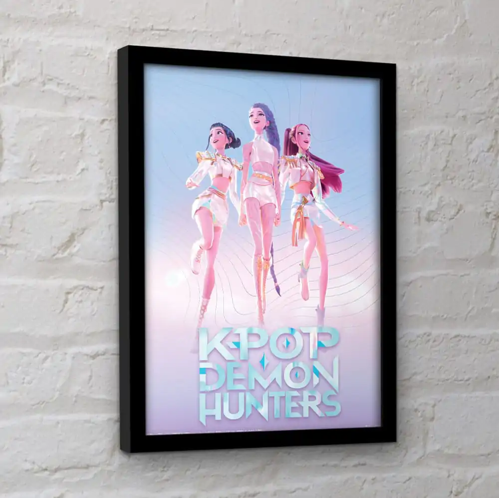 KPop Demon Hunters Collector Druck Gerahmtes Plakat Trio Produktfoto