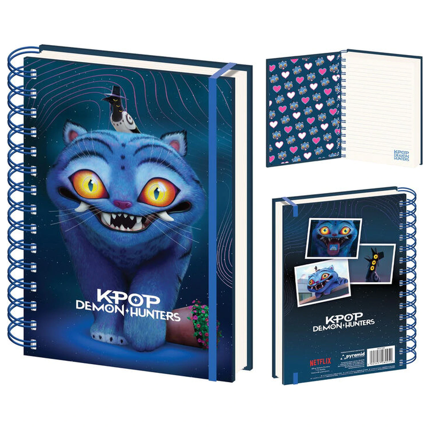 KPop Demon Hunters Derpy 3D Linsen- A5 Notizbuch Produktfoto