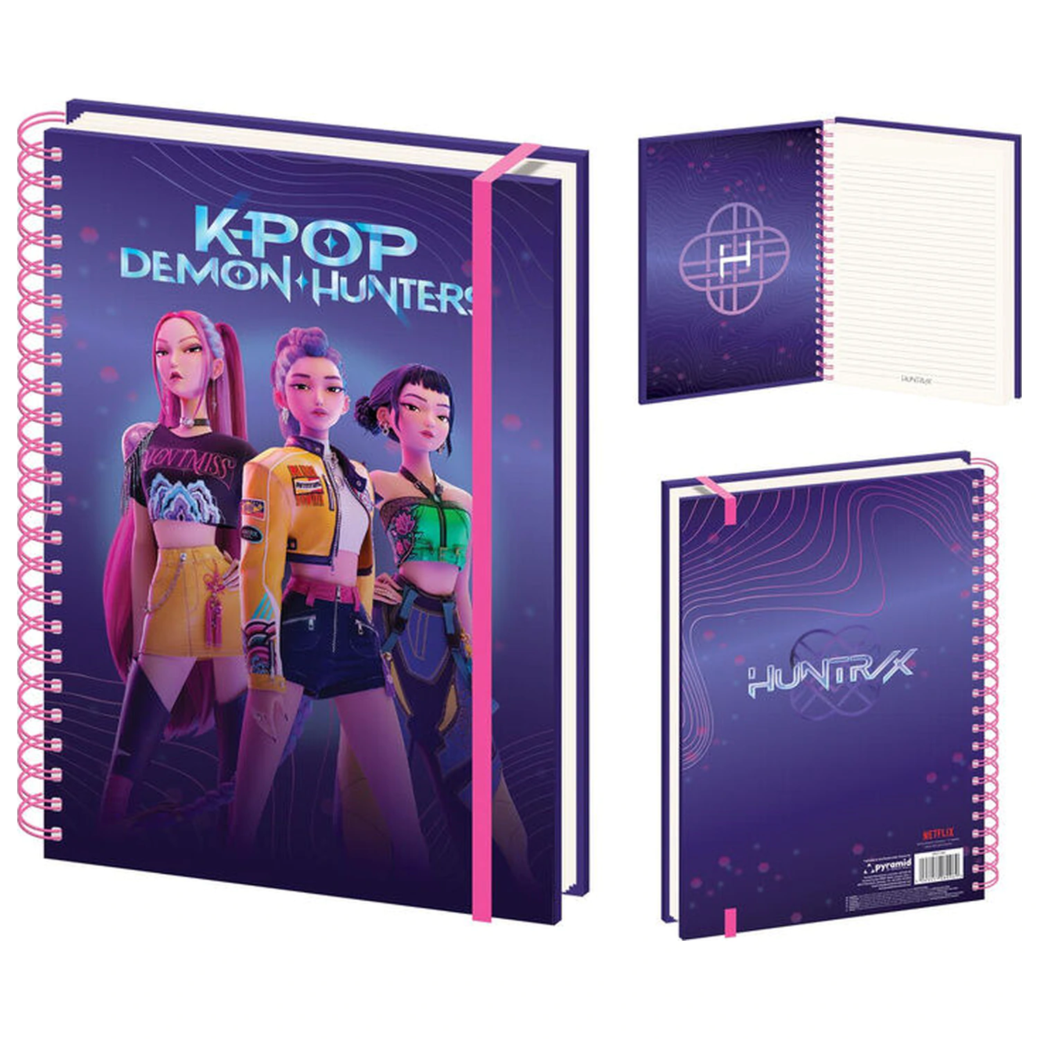 KPop Demon Hunters Derpy Huntrix A4 Notizbuch Produktfoto