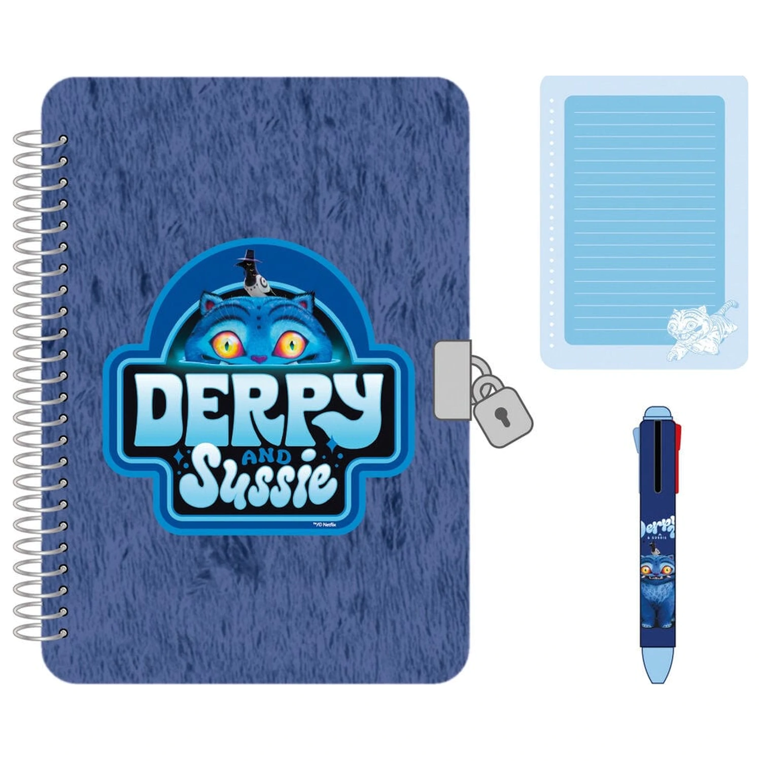 Kpop Demon Hunters Derpy Tagebuch Set + 4-Farben Stift Produktfoto
